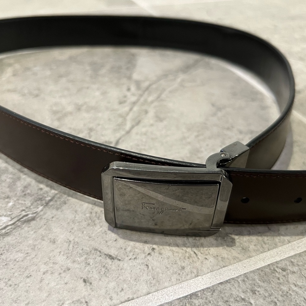 Farragamo Black/Brown reversible belt